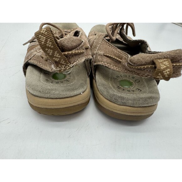 Earth Origins Womens Sassy Gladiator Sandals 7.5M Brown Suede Lace Up Casual - Picture 8 of 12